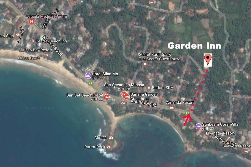 Garden Inn Mirissa Exterior foto